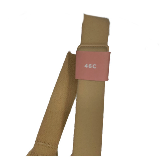 New Cacique Lightly Lined Full Coverage Bra Plus Sz 46C 46 C Beige Nude NWT - Picture 3 of 8